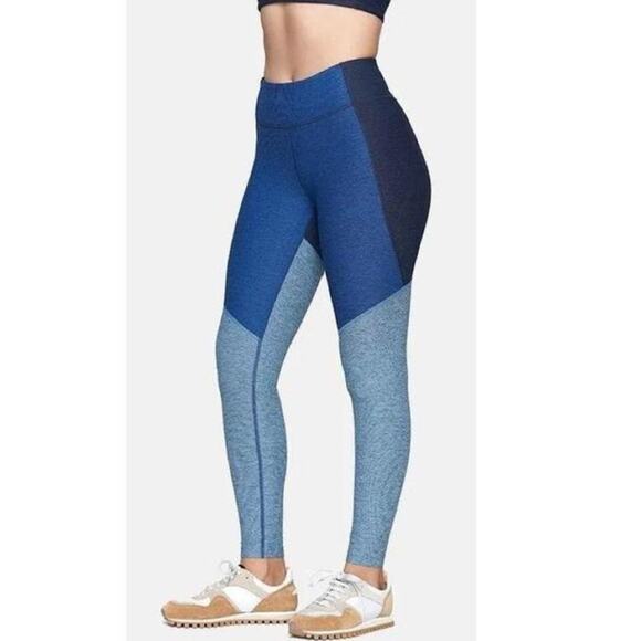 Outdoor Voices Pants - Outdoor Voices 7/8 Leggings Womens Size XS Navy Blue Mist Tri-Color Activewear
